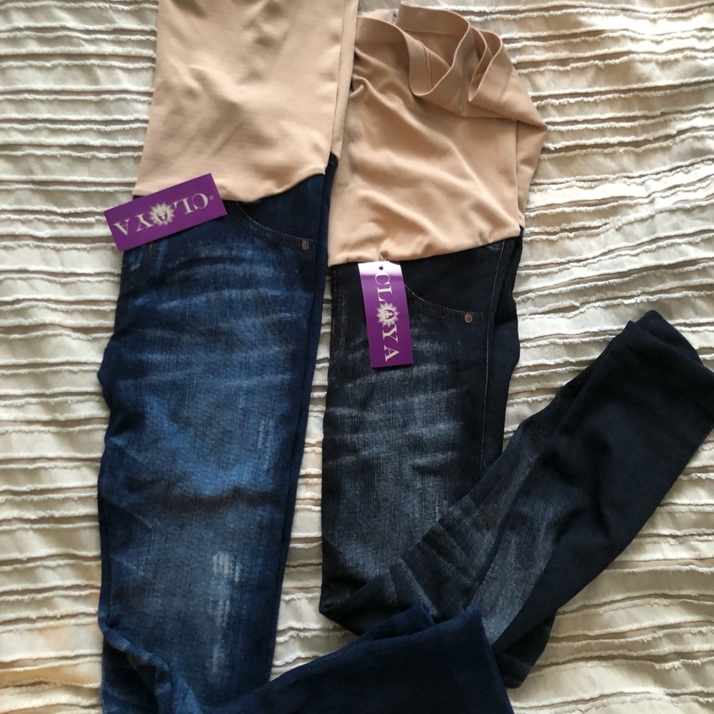 Two maternity leggings